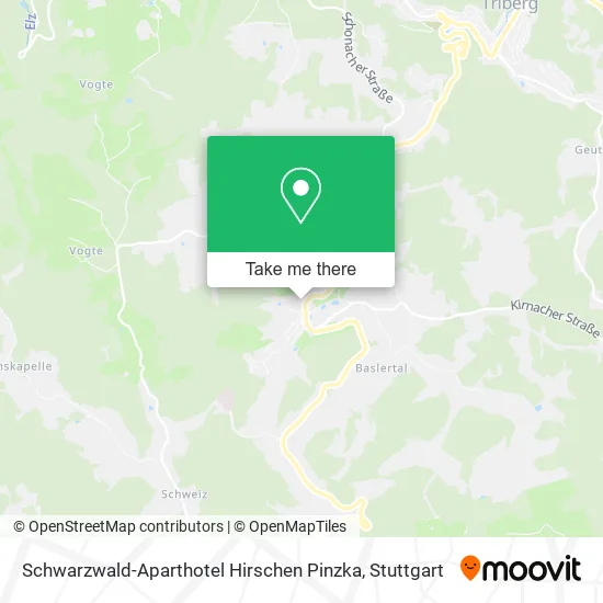 Карта Schwarzwald-Aparthotel Hirschen Pinzka