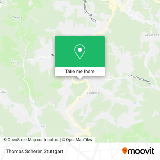 Карта Thomas Scherer