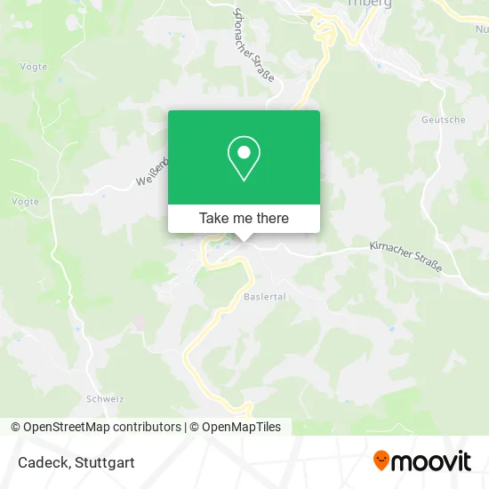 Cadeck map