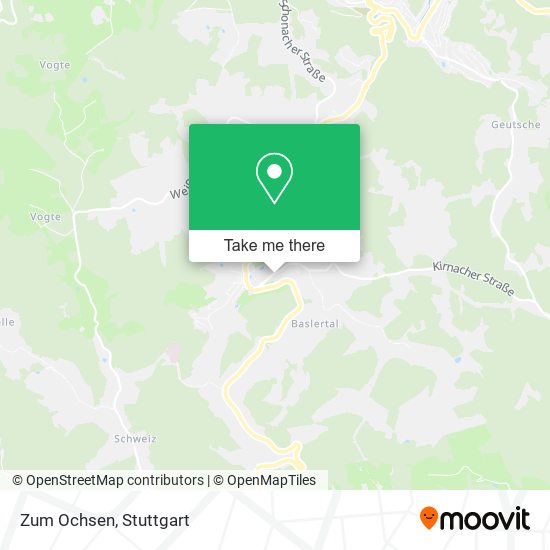 Карта Zum Ochsen