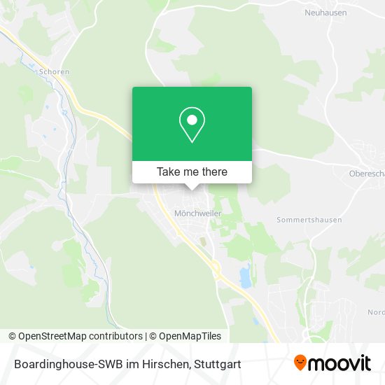 Карта Boardinghouse-SWB im Hirschen
