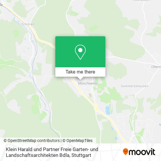 Klein Harald und Partner Freie Garten- und Landschaftsarchitekten Bdla map