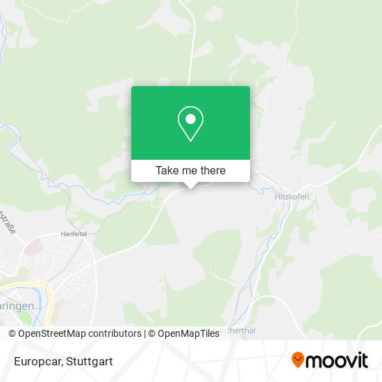 Europcar map