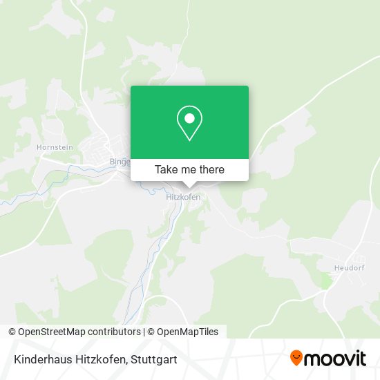 Kinderhaus Hitzkofen map