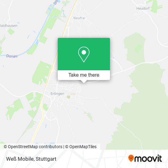 Weß Mobile map