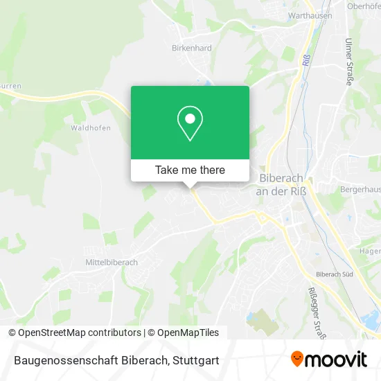 Карта Baugenossenschaft Biberach