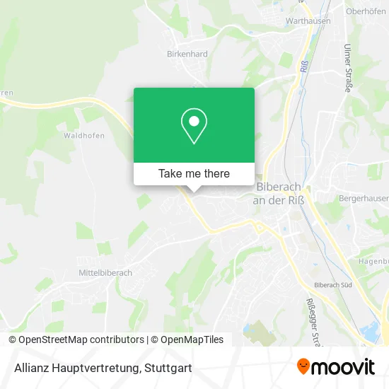 Карта Allianz Hauptvertretung