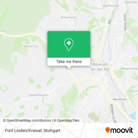 Карта Fünf Linden/Kreisel