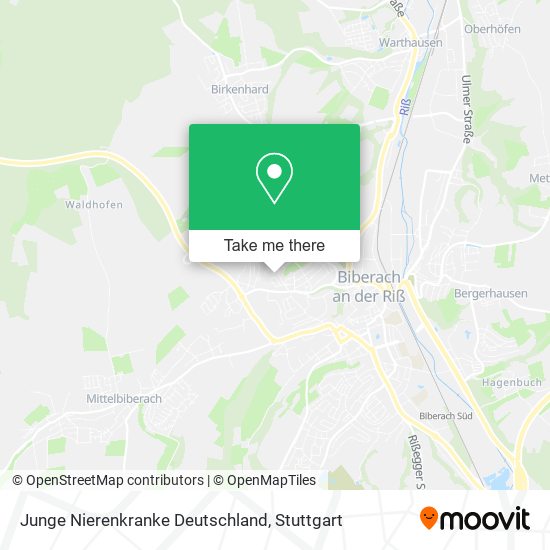 Junge Nierenkranke Deutschland map