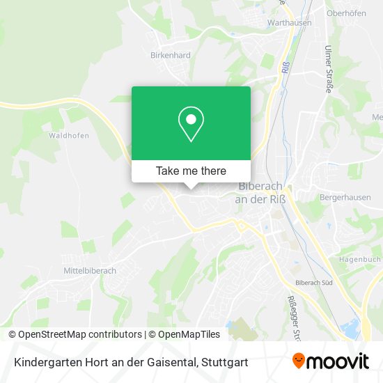 Kindergarten Hort an der Gaisental map