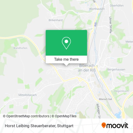 Horst Leibing Steuerberater map