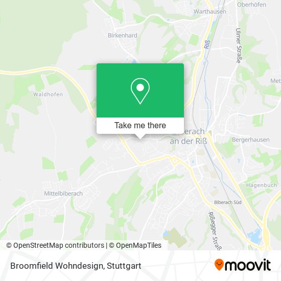 Broomfield Wohndesign map
