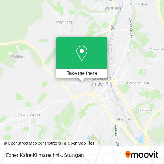 Карта Exner Kälte-Klimatechnik