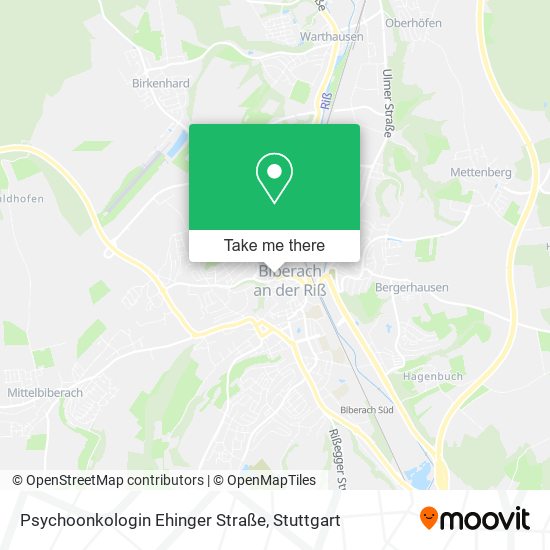 Карта Psychoonkologin Ehinger Straße