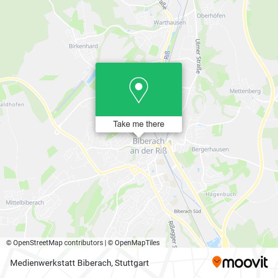 Карта Medienwerkstatt Biberach