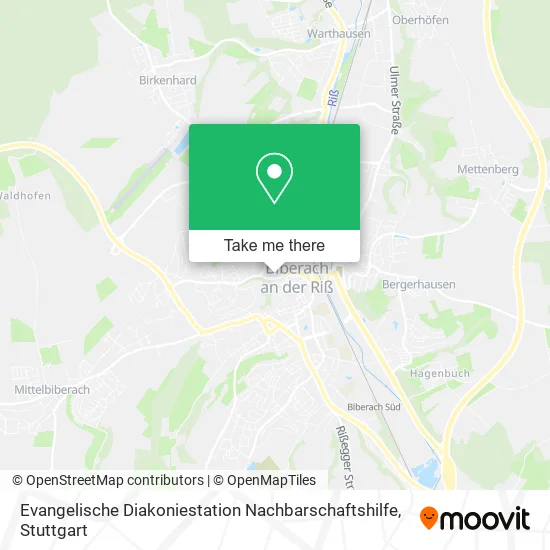Карта Evangelische Diakoniestation Nachbarschaftshilfe
