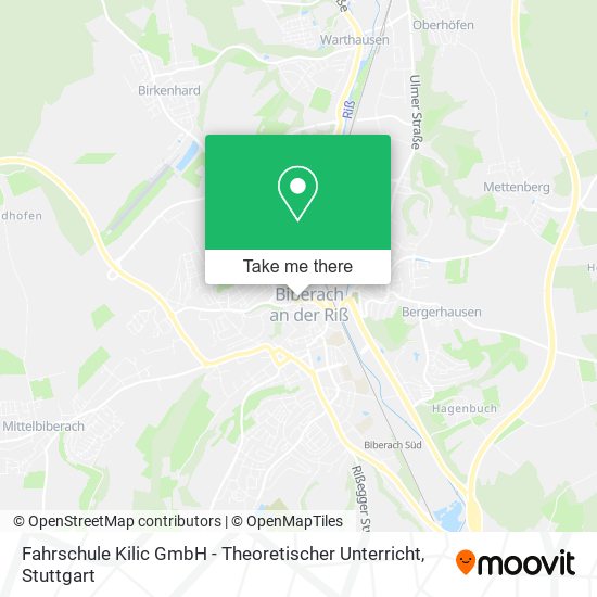 Fahrschule Kilic GmbH - Theoretischer Unterricht map