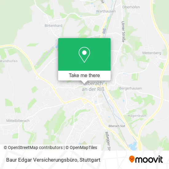 Карта Baur Edgar Versicherungsbüro