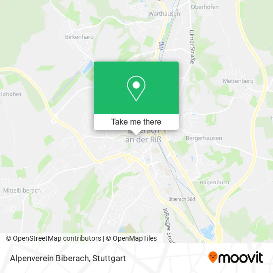 Карта Alpenverein Biberach