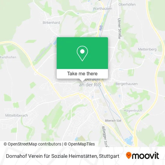 Карта Dornahof Verein für Soziale Heimstätten