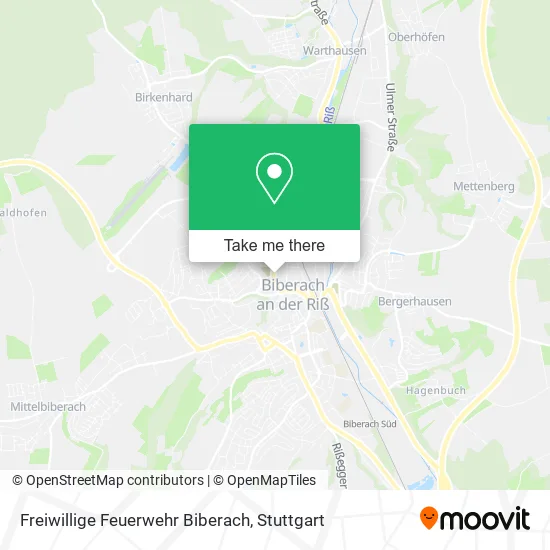 Карта Freiwillige Feuerwehr Biberach