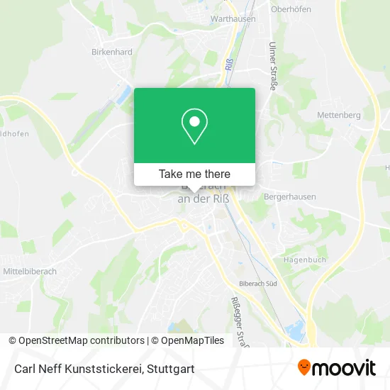 Карта Carl Neff Kunststickerei