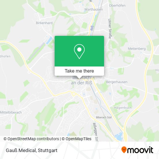 Gauß Medical map