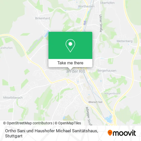 Карта Ortho Sani und Haushofer Michael Sanitätshaus