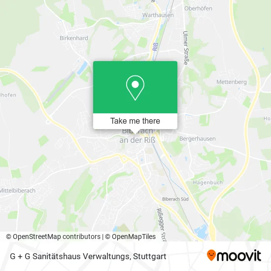 Карта G + G Sanitätshaus Verwaltungs