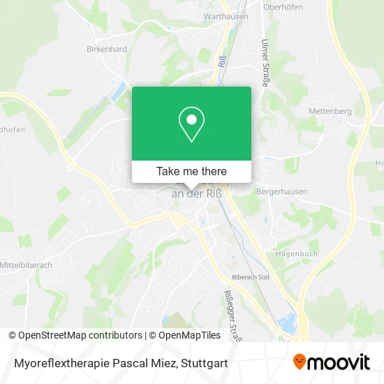 Карта Myoreflextherapie Pascal Miez