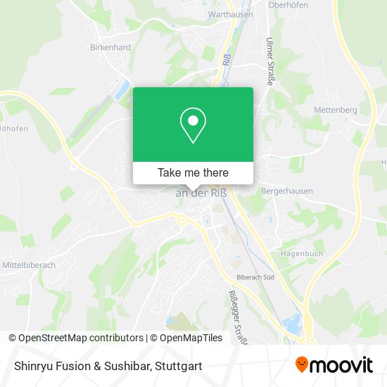 Shinryu Fusion & Sushibar map