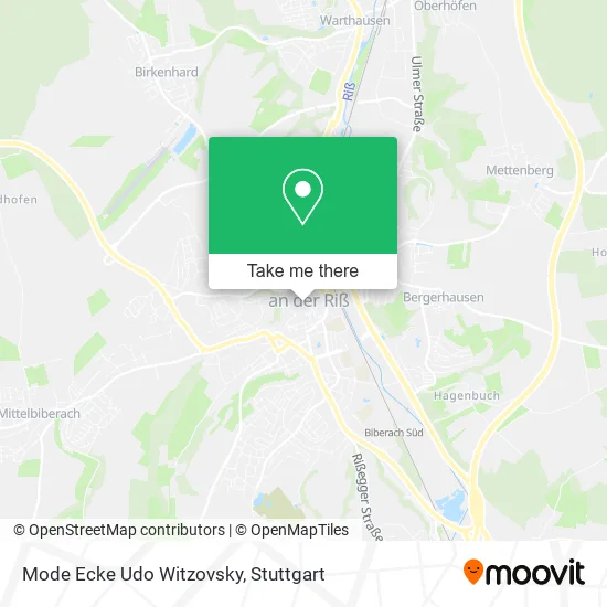 Карта Mode Ecke Udo Witzovsky
