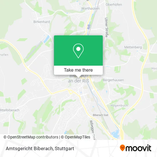 Карта Amtsgericht Biberach