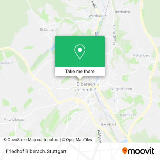 Карта Friedhof Biberach