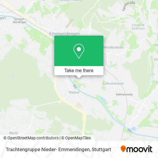 Карта Trachtengruppe Nieder- Emmendingen