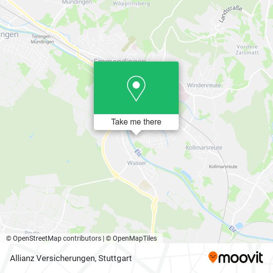 Карта Allianz Versicherungen