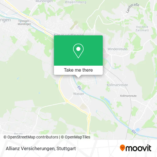 Карта Allianz Versicherungen