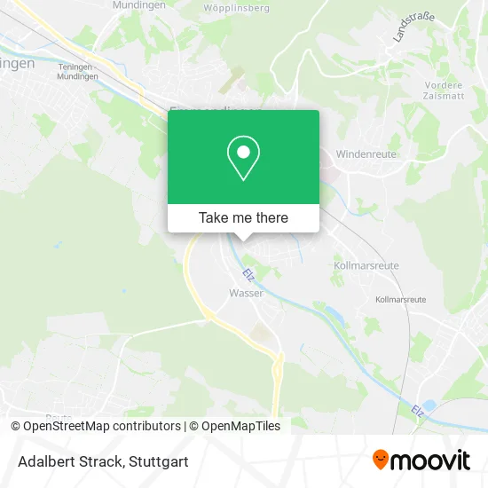 Adalbert Strack map