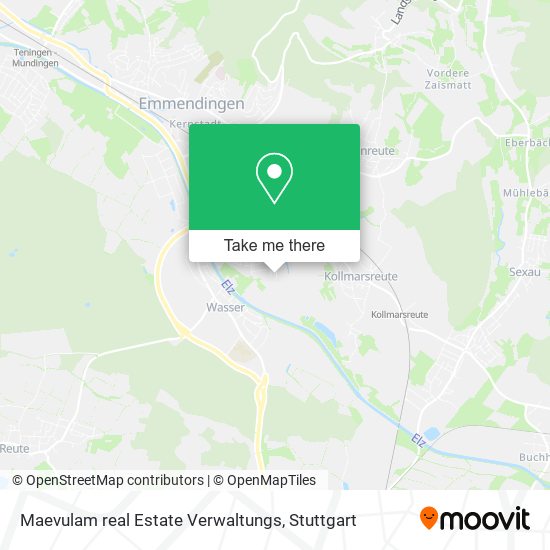 Карта Maevulam real Estate Verwaltungs