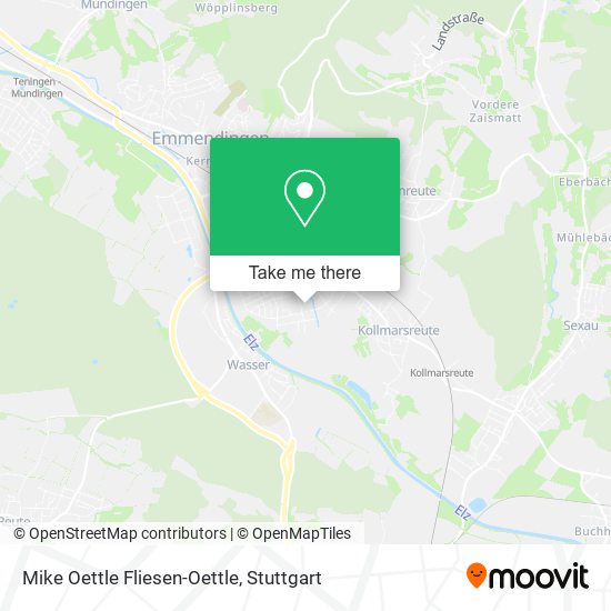 Mike Oettle Fliesen-Oettle map