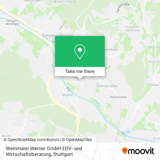 Карта Weinmann Werner GmbH EDV- und Wirtschaftsberatung