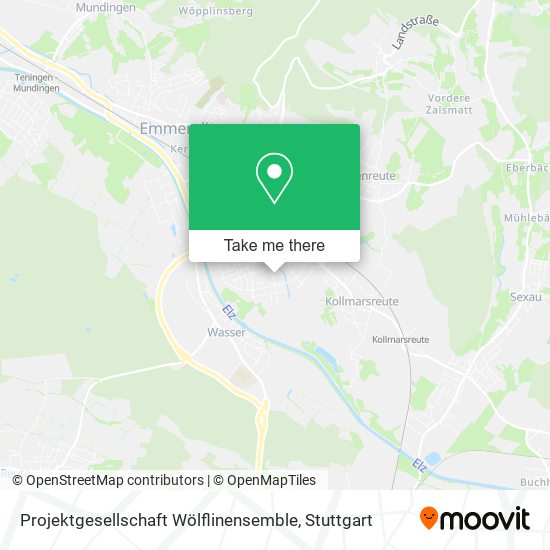 Карта Projektgesellschaft Wölflinensemble