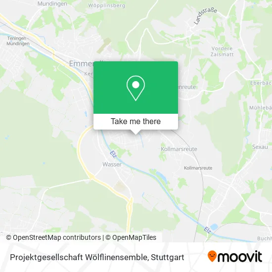 Projektgesellschaft Wölflinensemble map