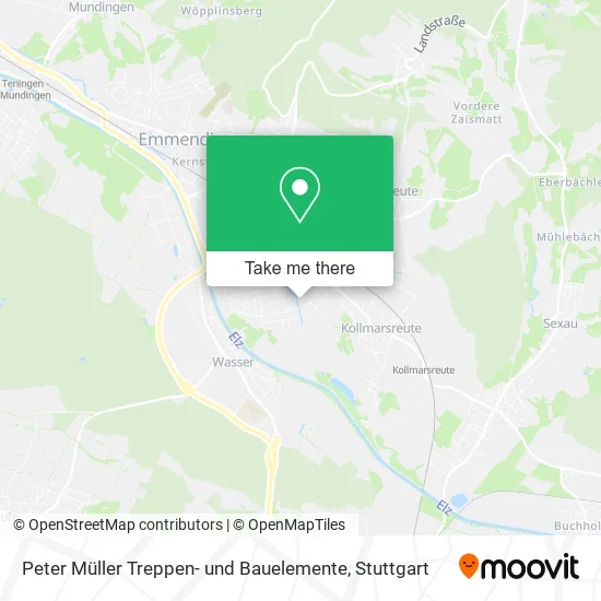 Карта Peter Müller Treppen- und Bauelemente