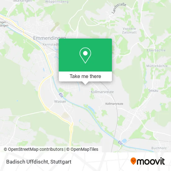 Карта Badisch Uffdischt