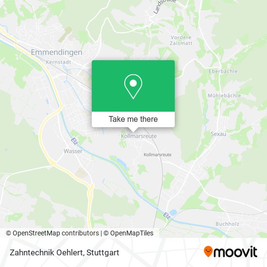 Zahntechnik Oehlert map