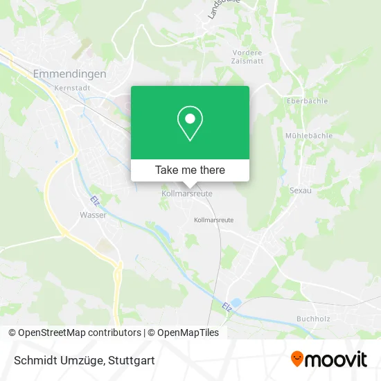 Карта Schmidt Umzüge