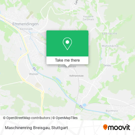 Карта Maschinenring Breisgau