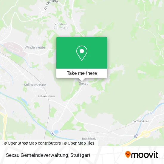 Карта Sexau Gemeindeverwaltung