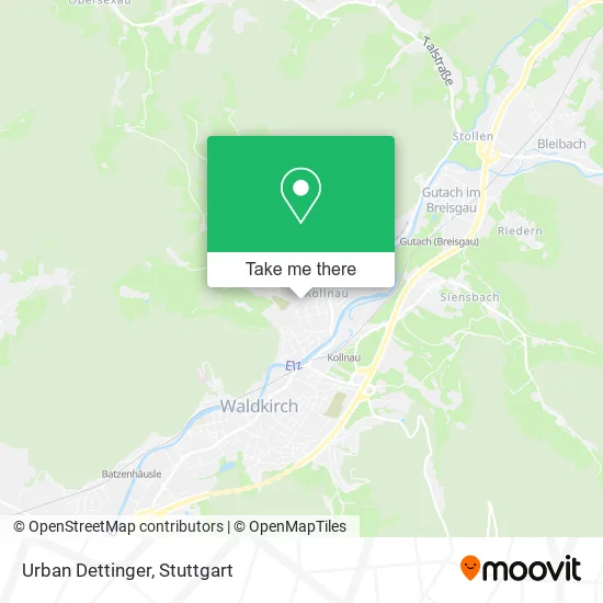 Urban Dettinger map